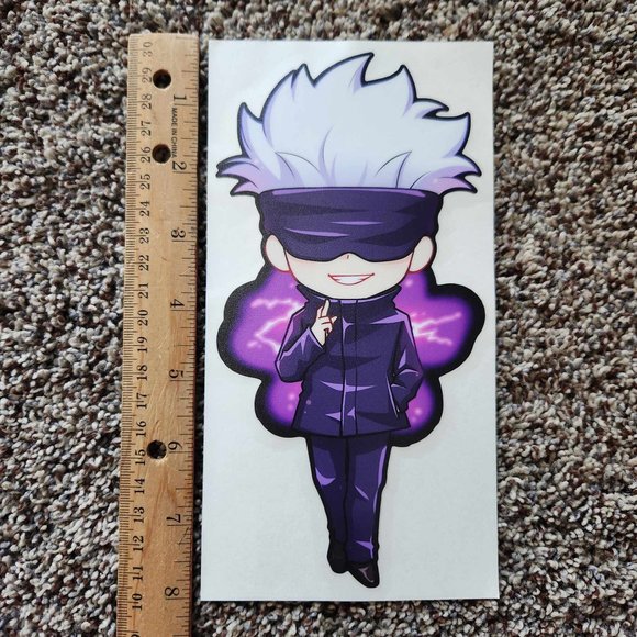Jujutsu Kaisen Satoru Gojo Decal Sticker (Approx 8" tall) Bam Box exclusive - Picture 2 of 3